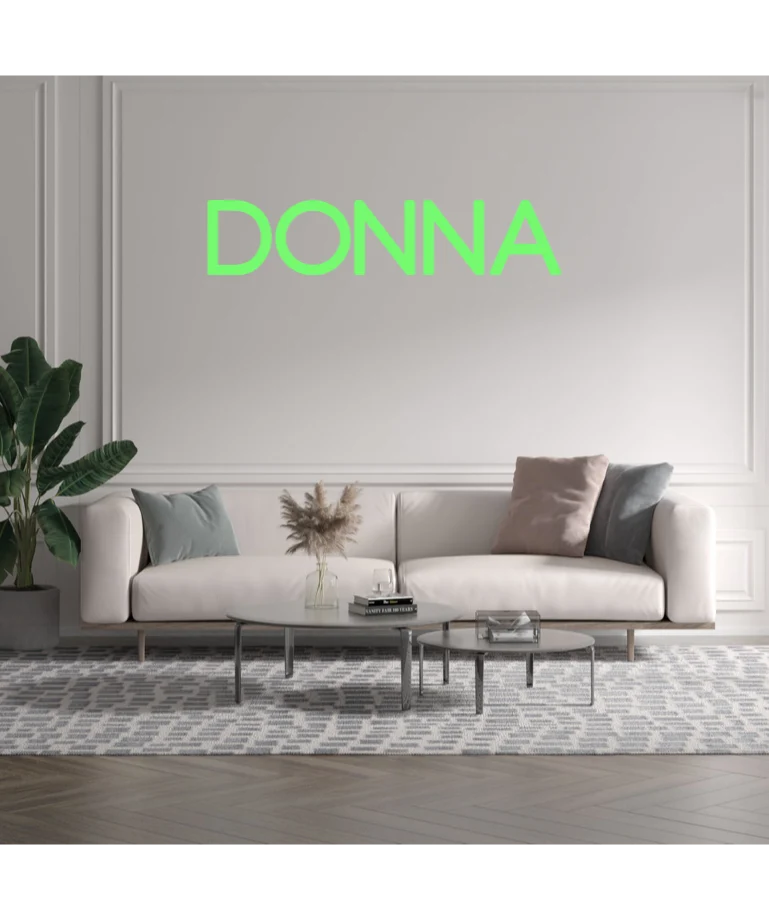Custom text: DONNA