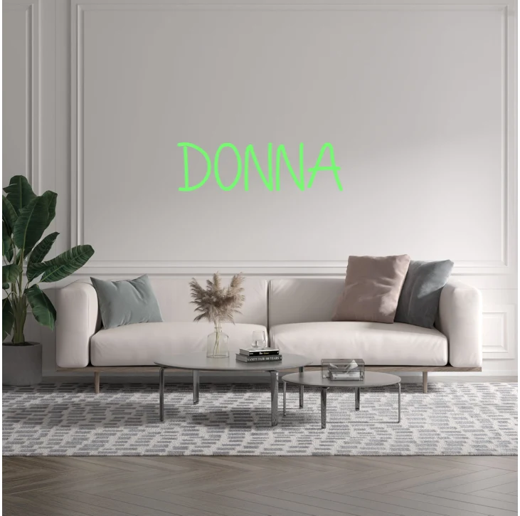 Custom text: DONNA