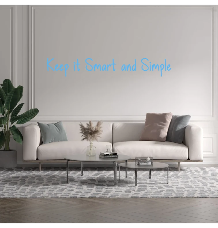 Custom text: Keep it Smart and Simple