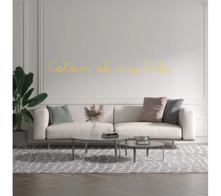Custom text: Colors of my life
