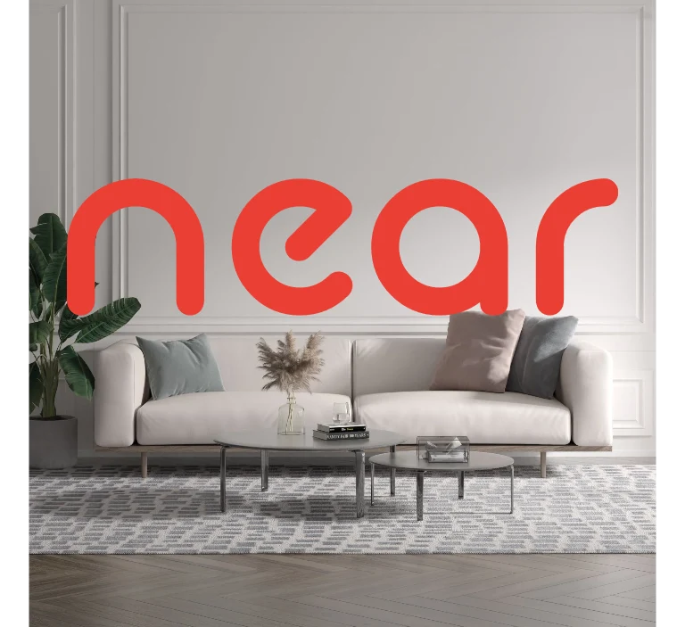 Custom text: near