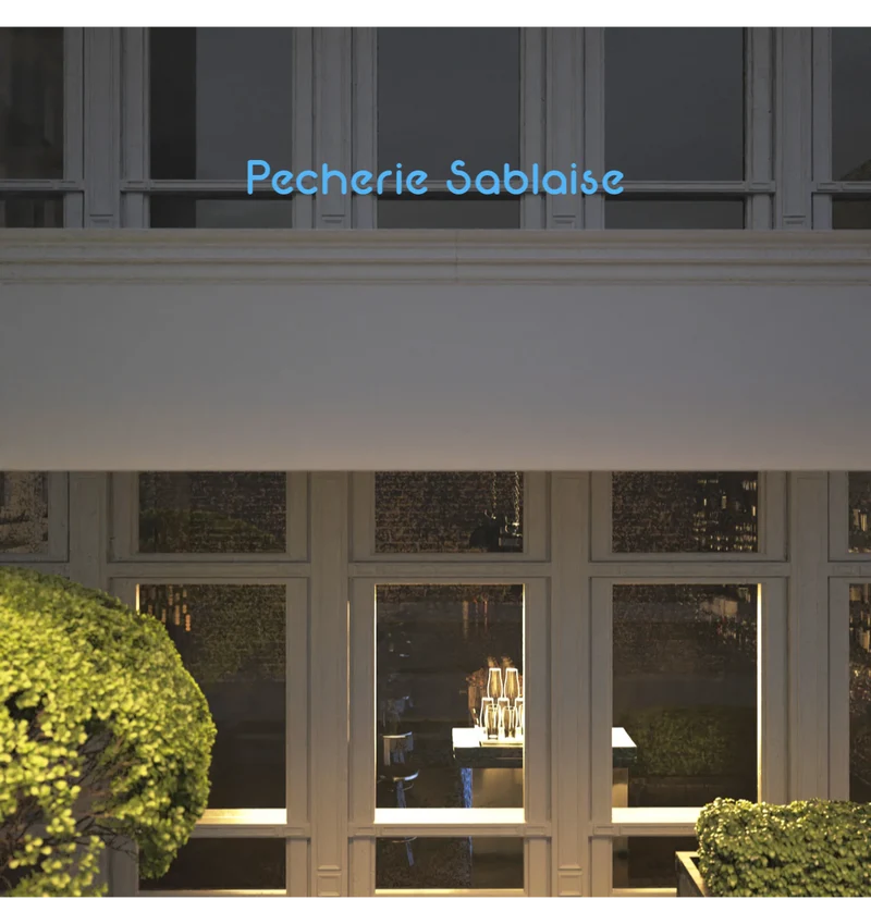 Custom text: Pecherie Sablaise