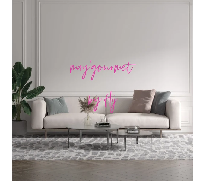 Custom text: may'gourmet by flij