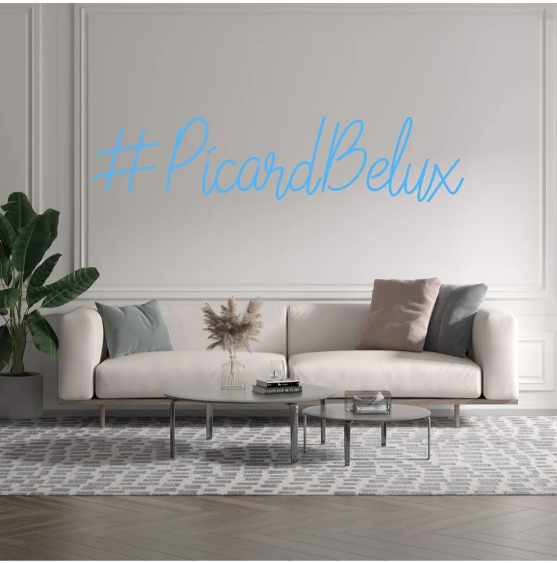Custom text: #PicardBelux