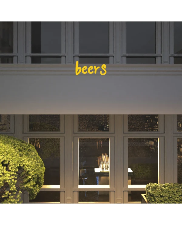 Custom text: Beers