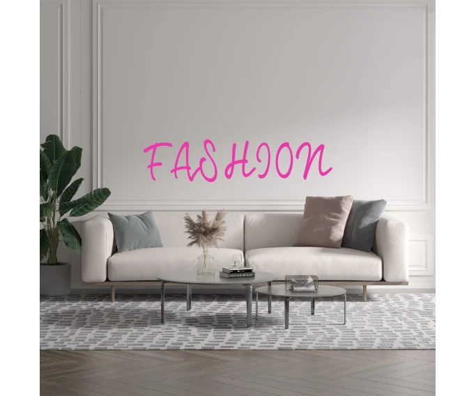 Custom text: FASHION