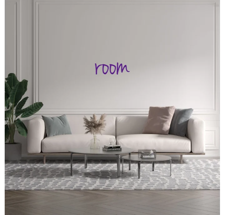 Custom text: room