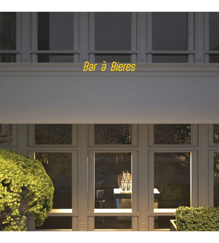 Custom text: Bar à Bieres