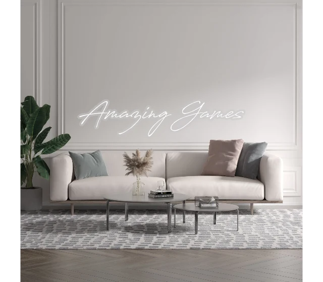 Custom text: Amazing Games