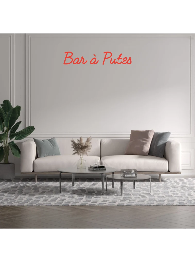 Custom text: Bar à Putes