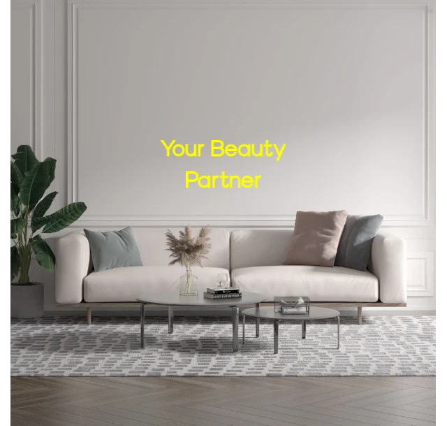 Custom text: Your Beauty Partner
