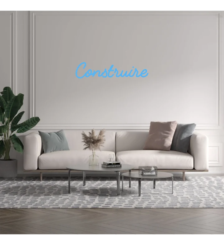Custom text: Construire