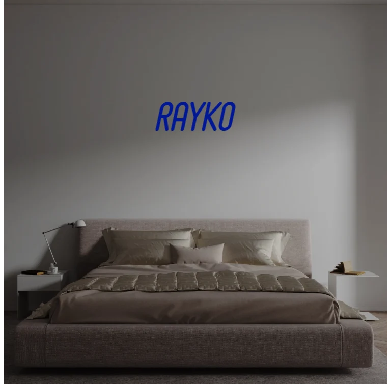 Custom text: RAYKO