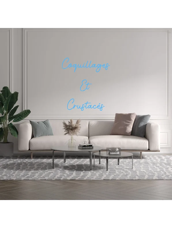 Custom text: Coquillages Et Crustacés