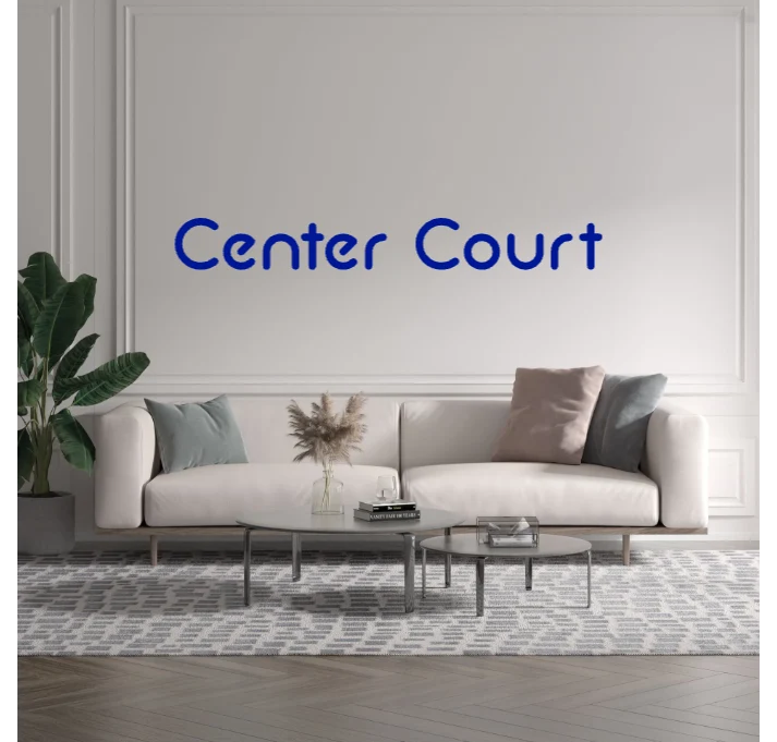 Custom text: Center Court