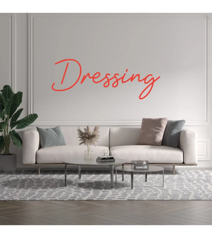 Custom text: Dressing