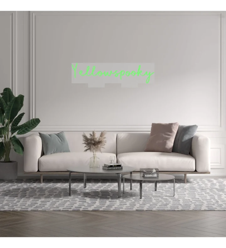 Custom text: Yellowspooky