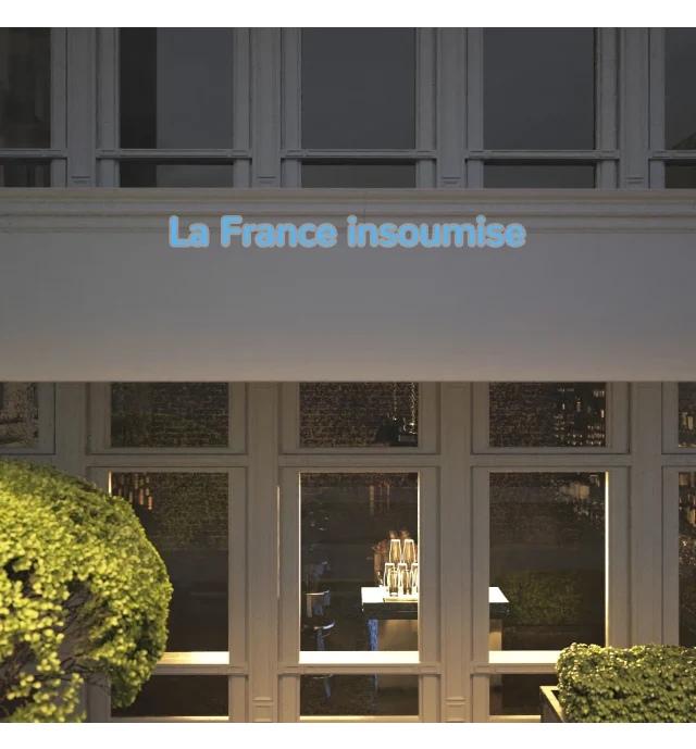 Custom text: La France insoumise