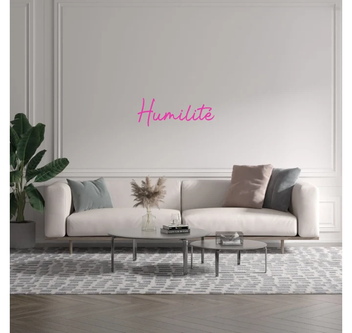 Custom text: Humilité