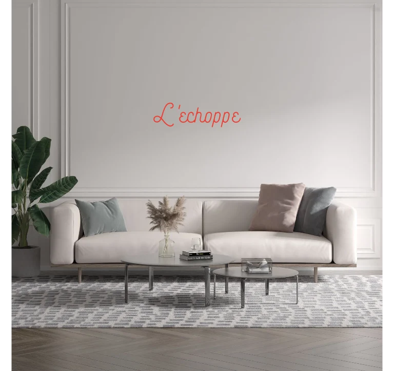 Custom text: L 'echoppe