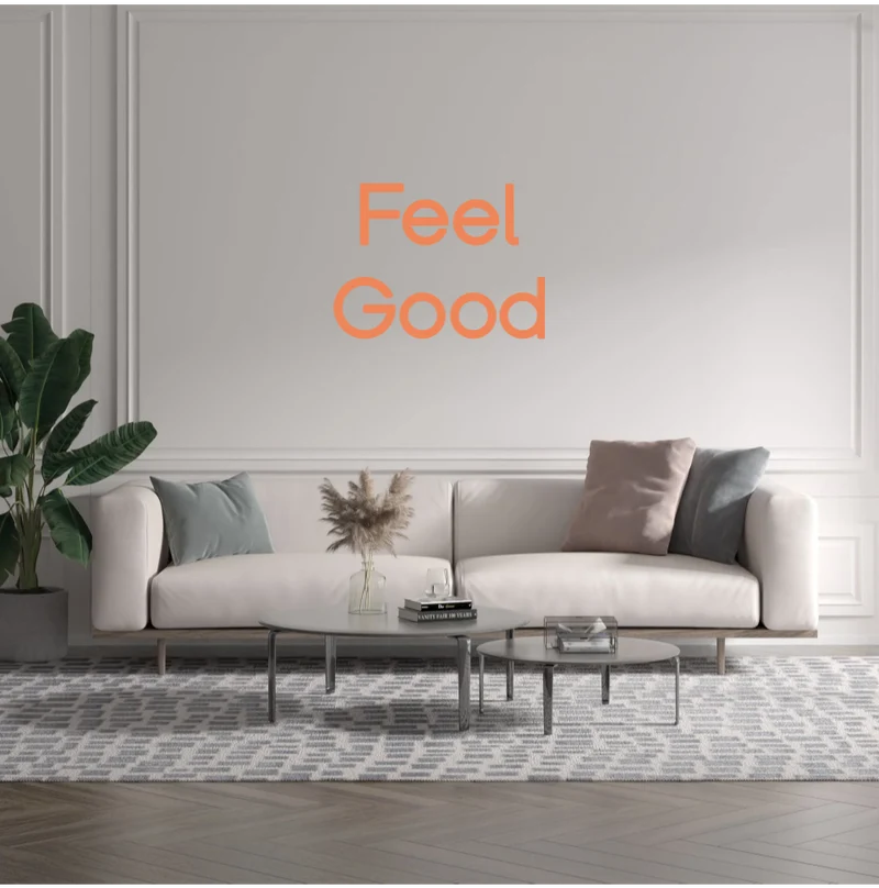 Custom text: Feel Good