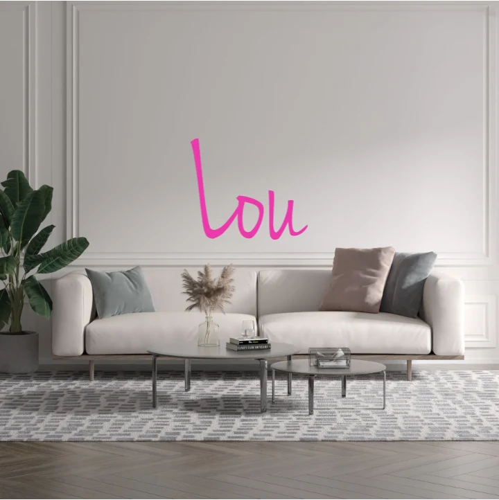 Custom text: Lou