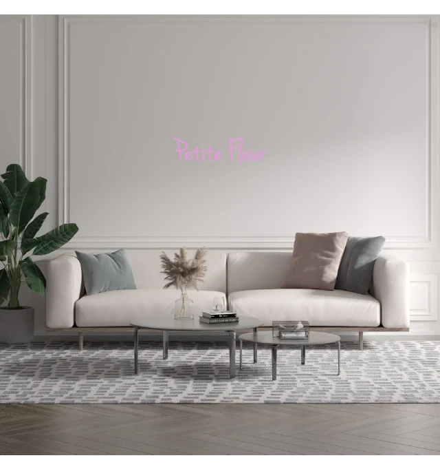 Custom text: Petite Fleur