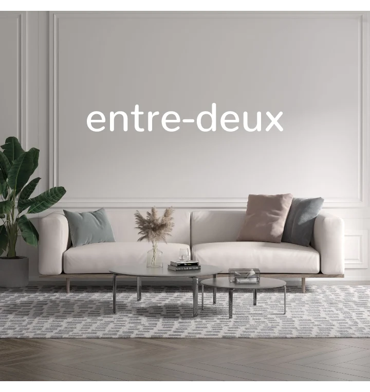 Custom text: entre-deux