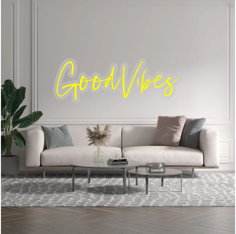 Custom text: GoodVibes