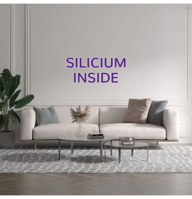 Custom text: SILICIUM INSIDE