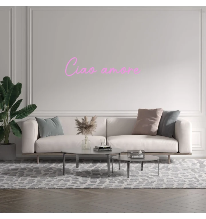Custom text: Ciao amore