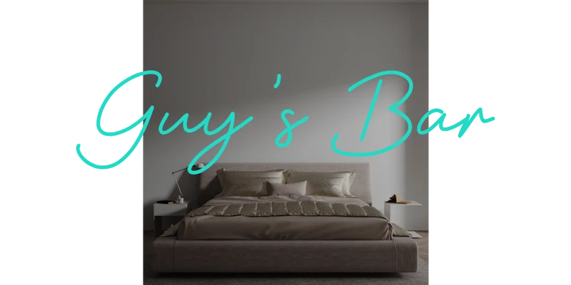 Custom text: Guy's Bar