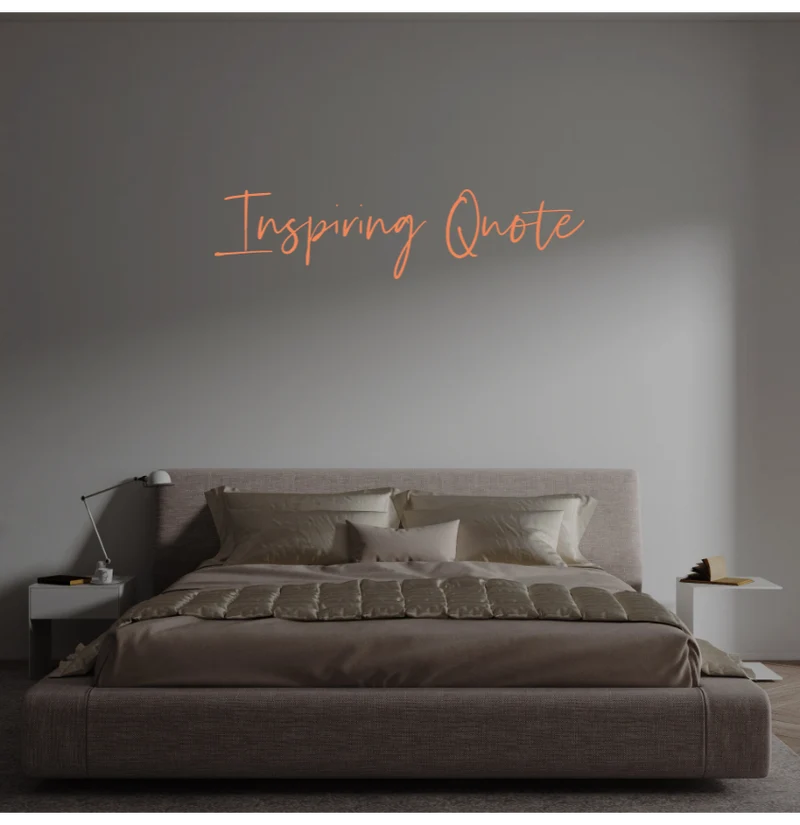 Custom text: Inspiring Quote