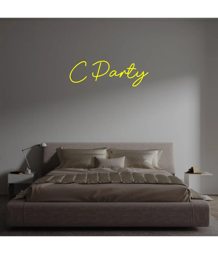 Custom text: C Party