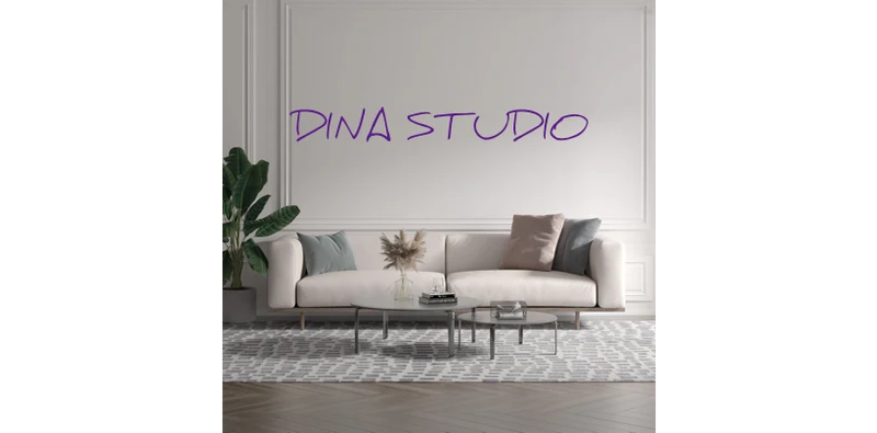 Custom text: DINA STUDIO