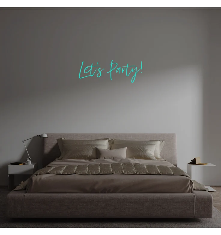 Custom text: Let's Party!