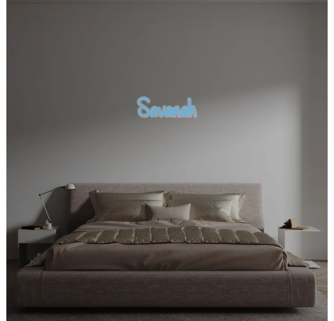 Custom text: Savanah