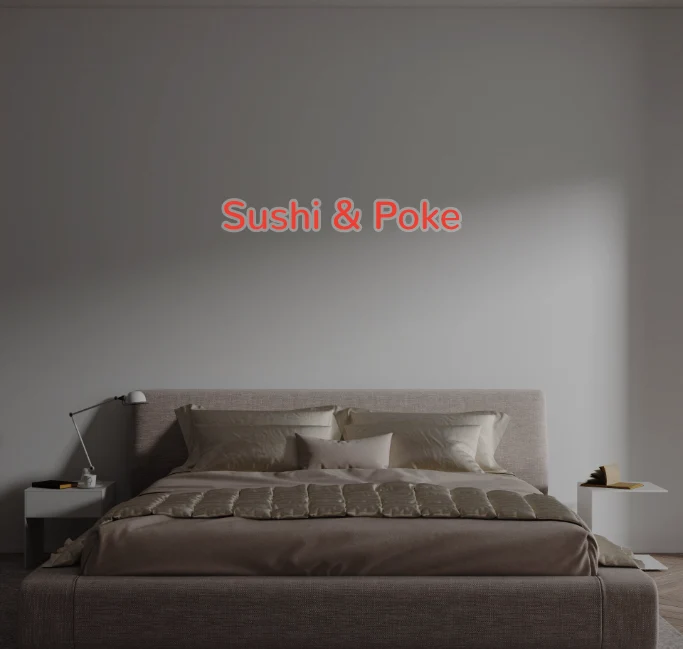 Custom text: Sushi & Poke