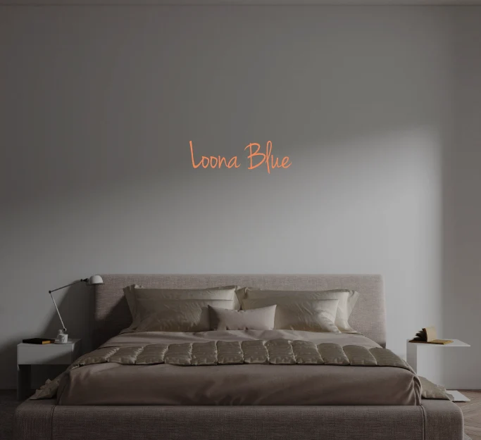 Custom text: Loona Blue