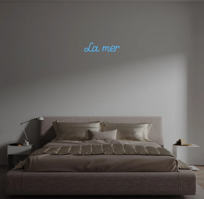 Custom text: La mer