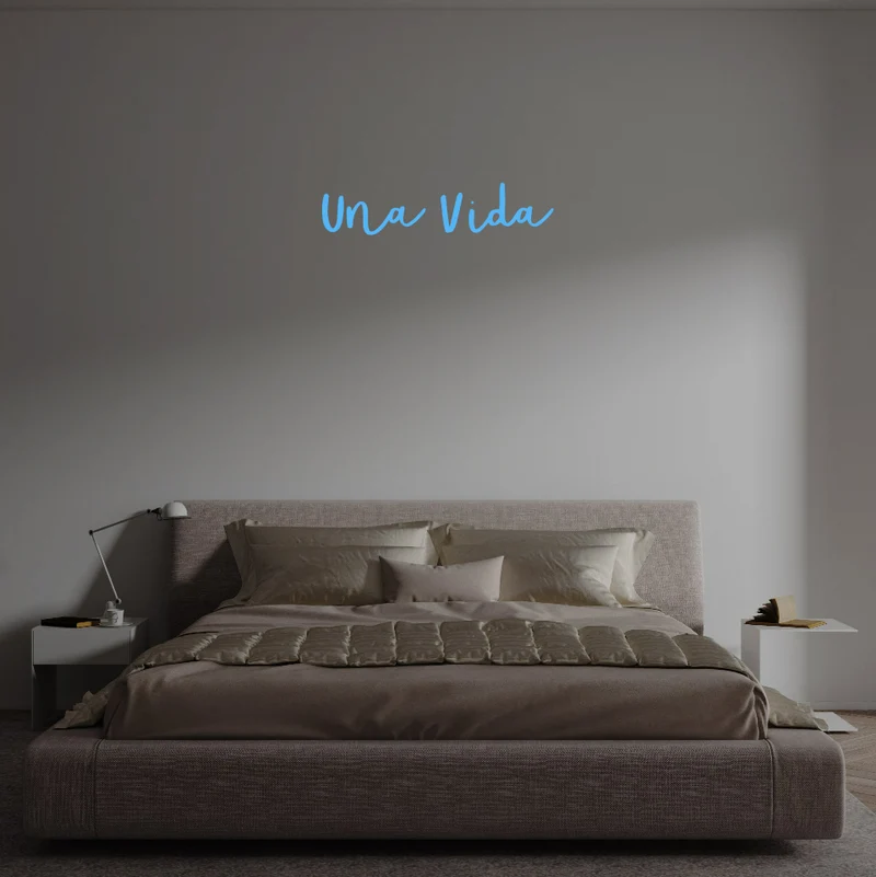 Custom text: Una Vida