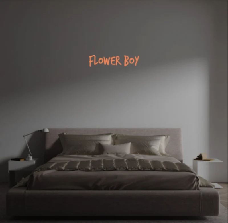 Custom text: Flower boy
