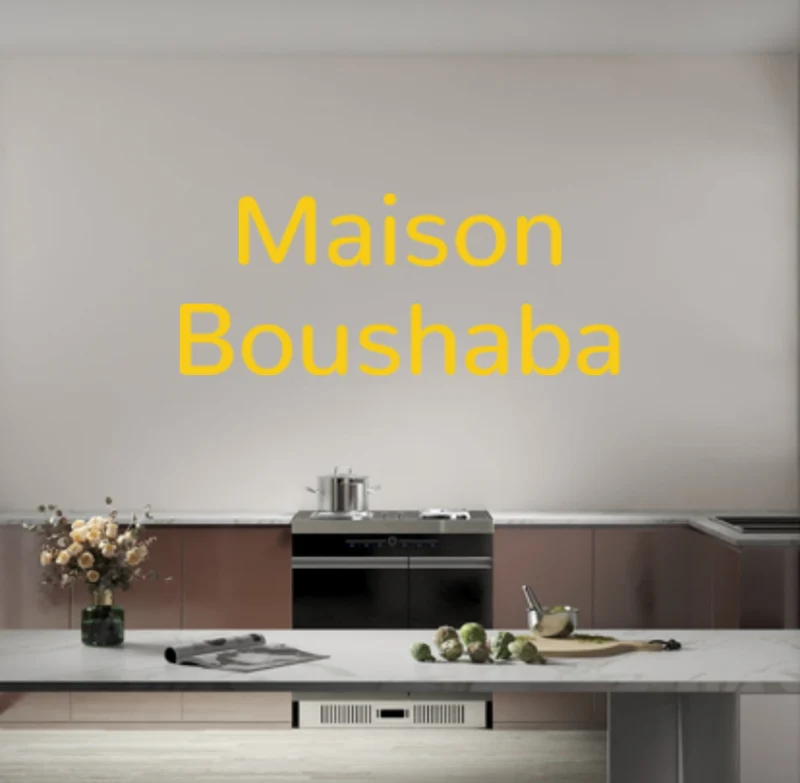 Custom text: Maison Boushaba
