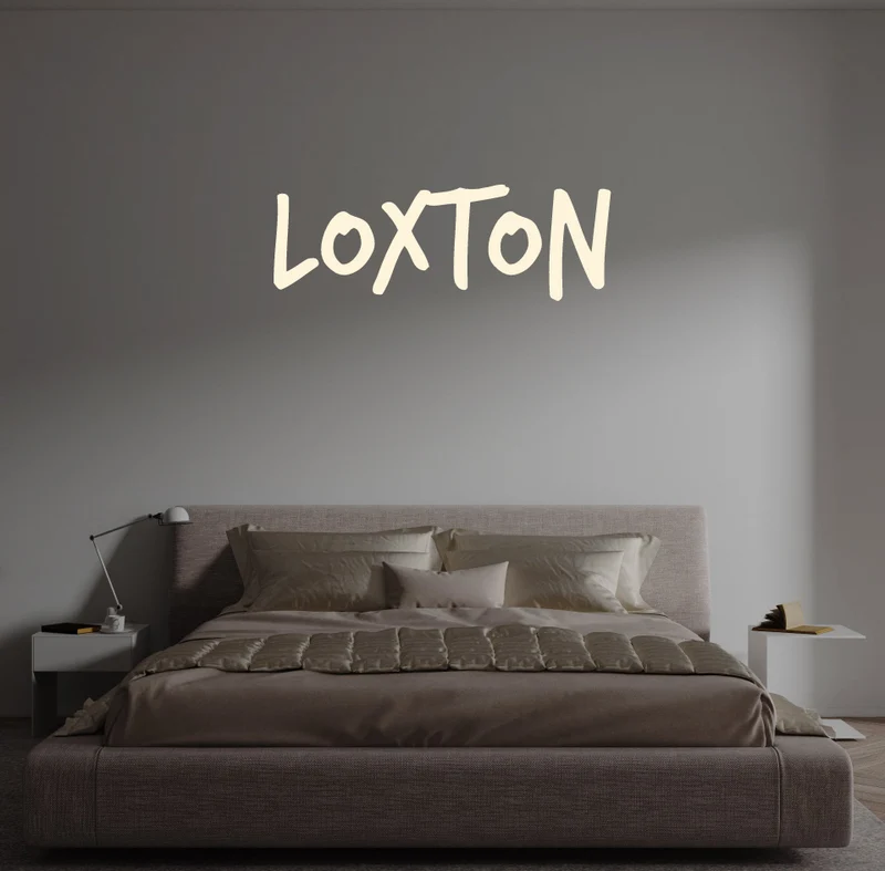 Custom text: LOXTON