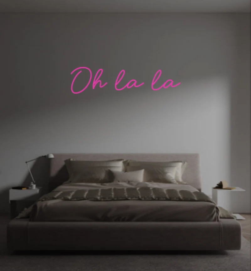 Custom text: Oh la la