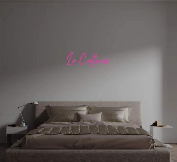 Custom text: La Cafteuse