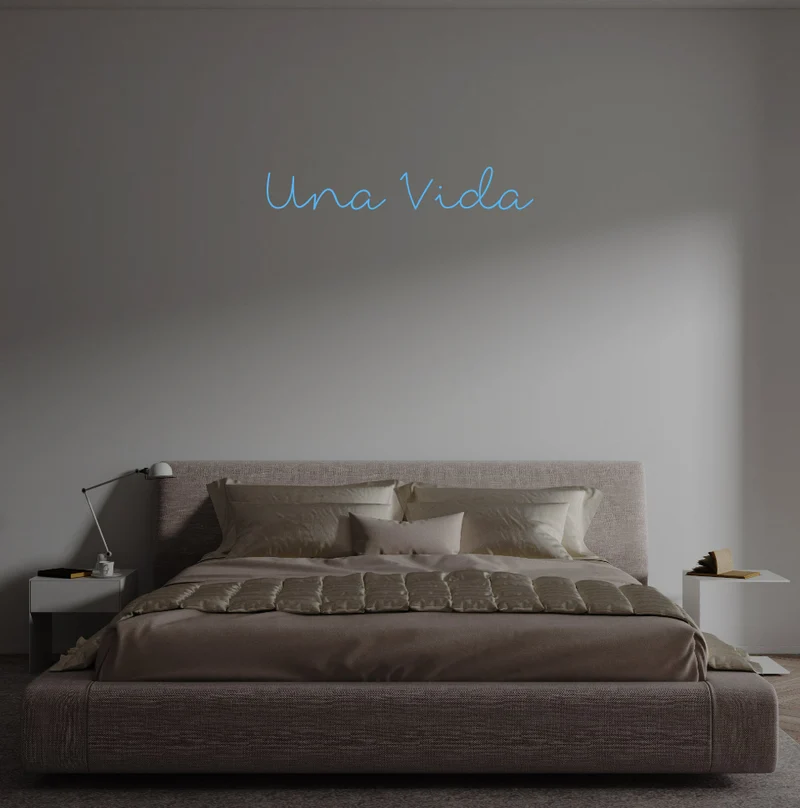 Custom text: Una Vida