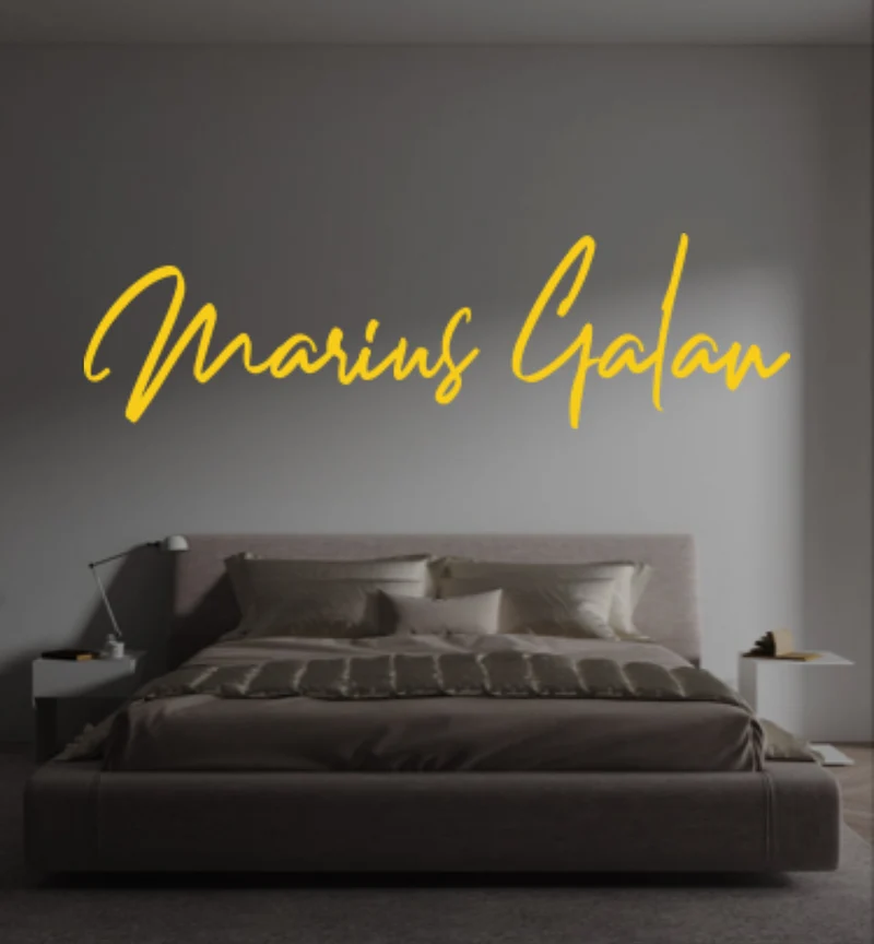 Custom text: Marius Galan