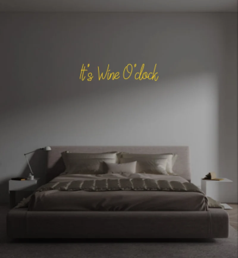 Custom text: It's Wine O'clock