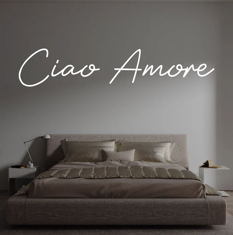 Custom text: Ciao Amore